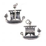 Drachenboot-Anhänger 925er Silber VP-59