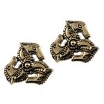 Keltische Pferde Ohrstecker Bronze CE-12