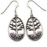 Lebensbaum Ohrhänger Silber CE-9