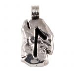 Laguz-Rune 925er Silber R-21