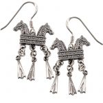 Klapper Ohrhänger Rus Silber VE-12