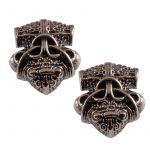 Rabenkopf Ohrstecker Bronze VE-13