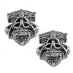 Rabenkopf Ohrstecker 925er Silber VE-13