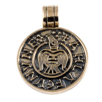 Raben Münze Anhänger Bronze VP-109