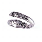 Drachenkopfring (Edelstahl 52-60 klein) VR-29