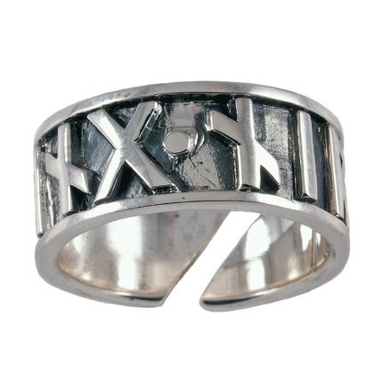 Runenring (925er Silber 52-60 klein) VR-32