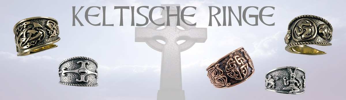 Detailreiche Kelten-Ringe passend zu unseren weiteren keltischen Schmuckstücken