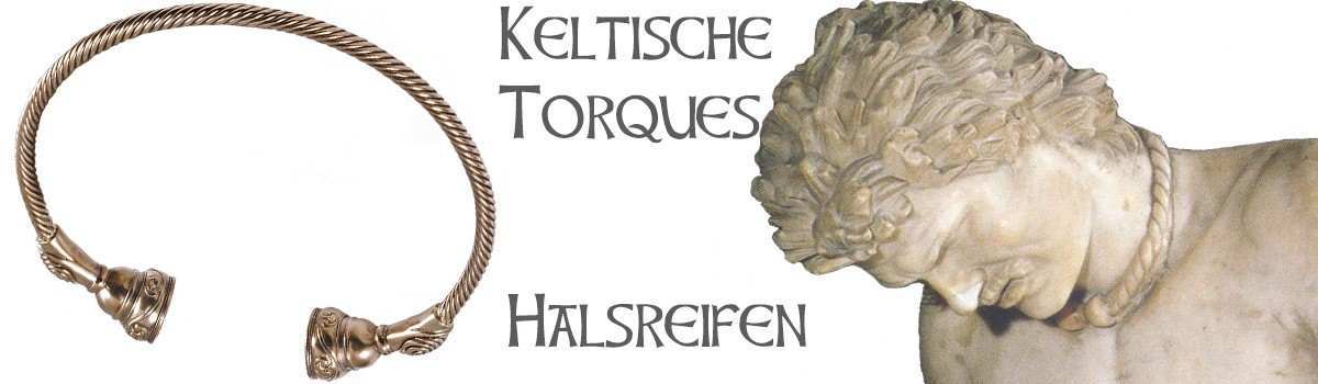 Keltische Torques und Colliers im Vinland Shop. Die Vorlage ist die Keltenzeit